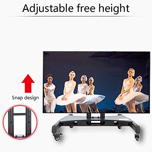 Carro móvil para TV con inclinación y ruedas para TVs 32-70" miniatura 4