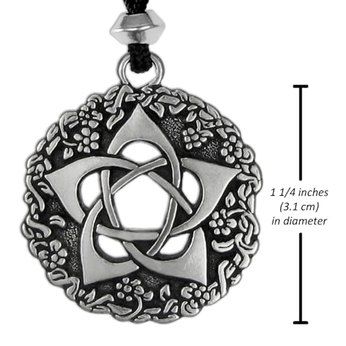 Pentacle of the Goddess Wiccan Jewelry Pagan Pentagram Necklace by Pepi4