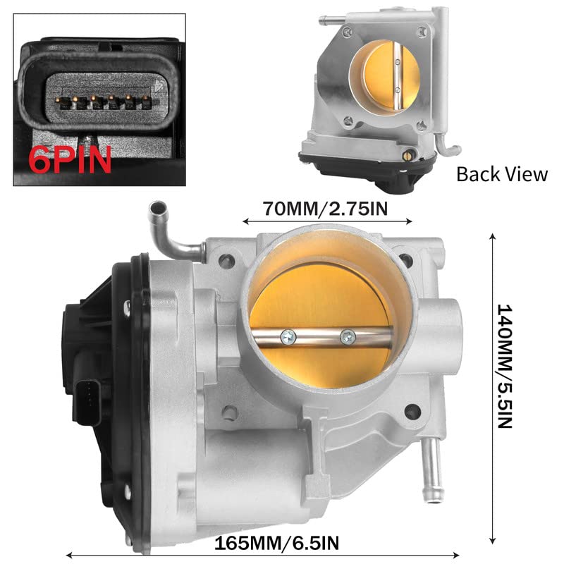 Electronic Throttle Body Replacement For Ford Five Hundred/Freestyle & Mercury Montego 3.0L V6 2005-2007