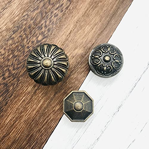 Poignées de meuble modernes et rétro lot de 10 boutons pour armoire en métal solide