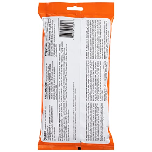 Image of Fast Orange 25050 Hand Cleaner Wipes, Mechanic Wipes For Auto Shop, Heavy Duty Wipes, Removes Grease, Oil, Exhaust Fumes From Hands And Skin, 25 Count (Pack of 2)
