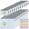 B4/B8 SizePlastic Mesh Zip File Bags, Waterproof Tear-Resistant Document File Folders,Zipper Documents Pouch Document Organizer Bags for School Office Home Travel Storage
