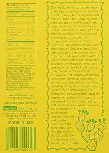 Miniatura 4 de Cactus Candy Company Caja de 12 LB Arizona Tuna Cactus Candy - Paquete de 6