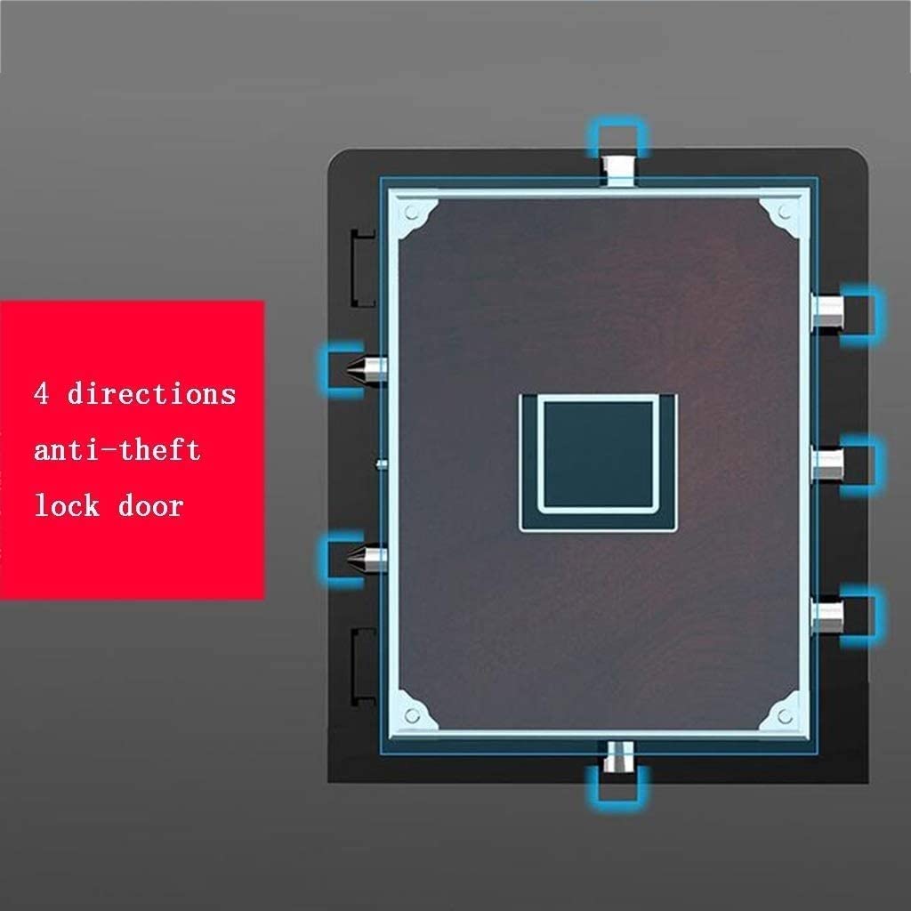 RLKHXBS Safe,Home Safe, Safe Household into The Wardrobe Invisible All-Steel Money with Drawer Fingerprint Password into The Wall Anti-Theft