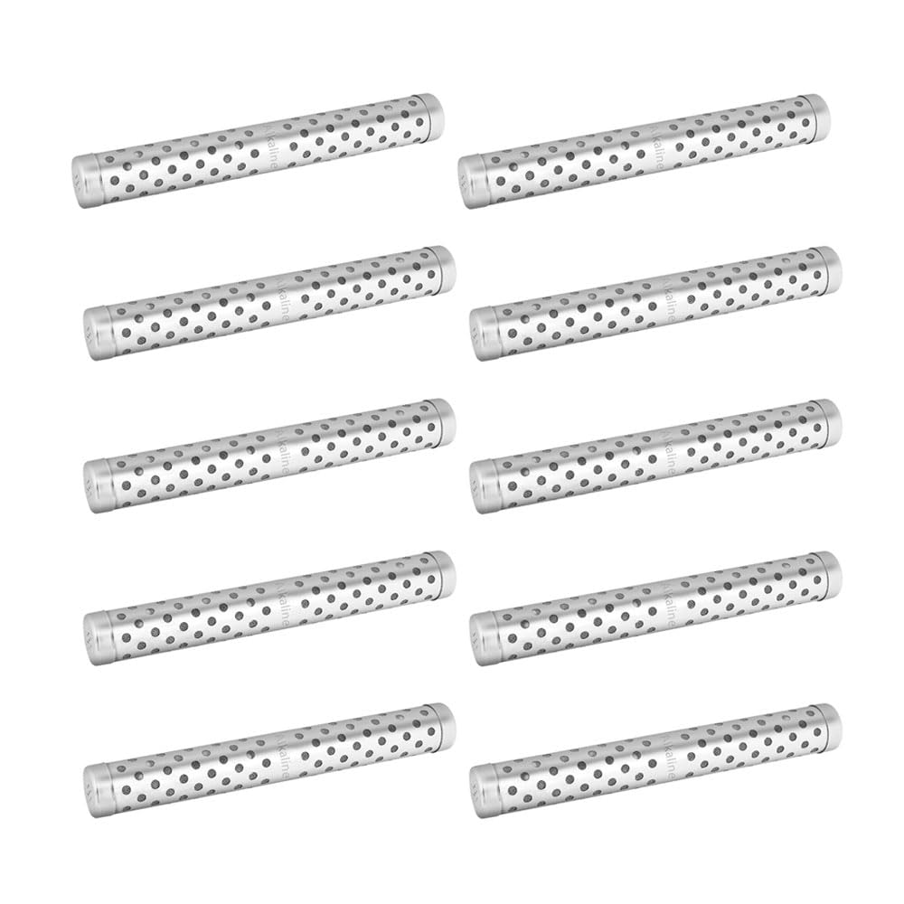 10pack Alkaline Water Stick PH Alkalizer Ionizer Stainless Steel Hydrogen Minerals Wand Water Purifier Filter