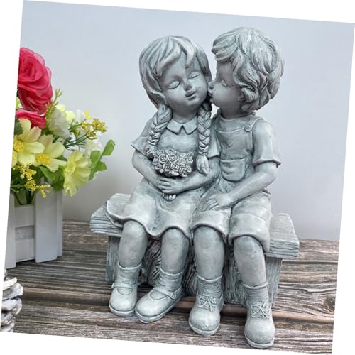Résistant aux Intempéries : Statue Décorative en Résine pour Jardin et Pelouse