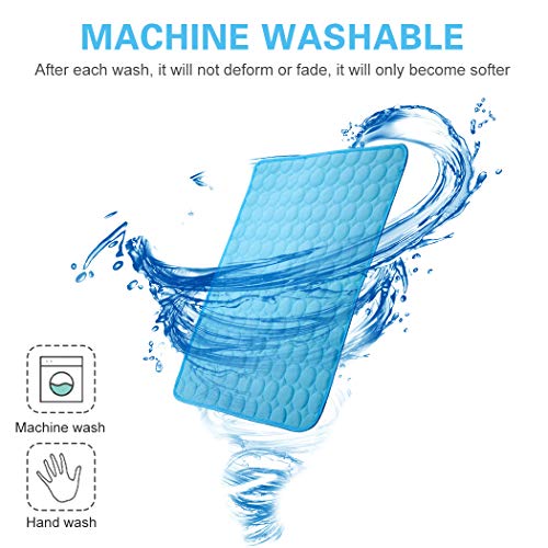 Pet Cooling Mat For Dogs Cats-Ice Silk Dog Cooling Mats, Summer Dog Cooling Pads, Dog Crate Mat Cat Cooling Mat, Portable & Washable Pet Cooling Blanket For Kennel/Sofa/Bed/Floor/Car Seats #TOP3