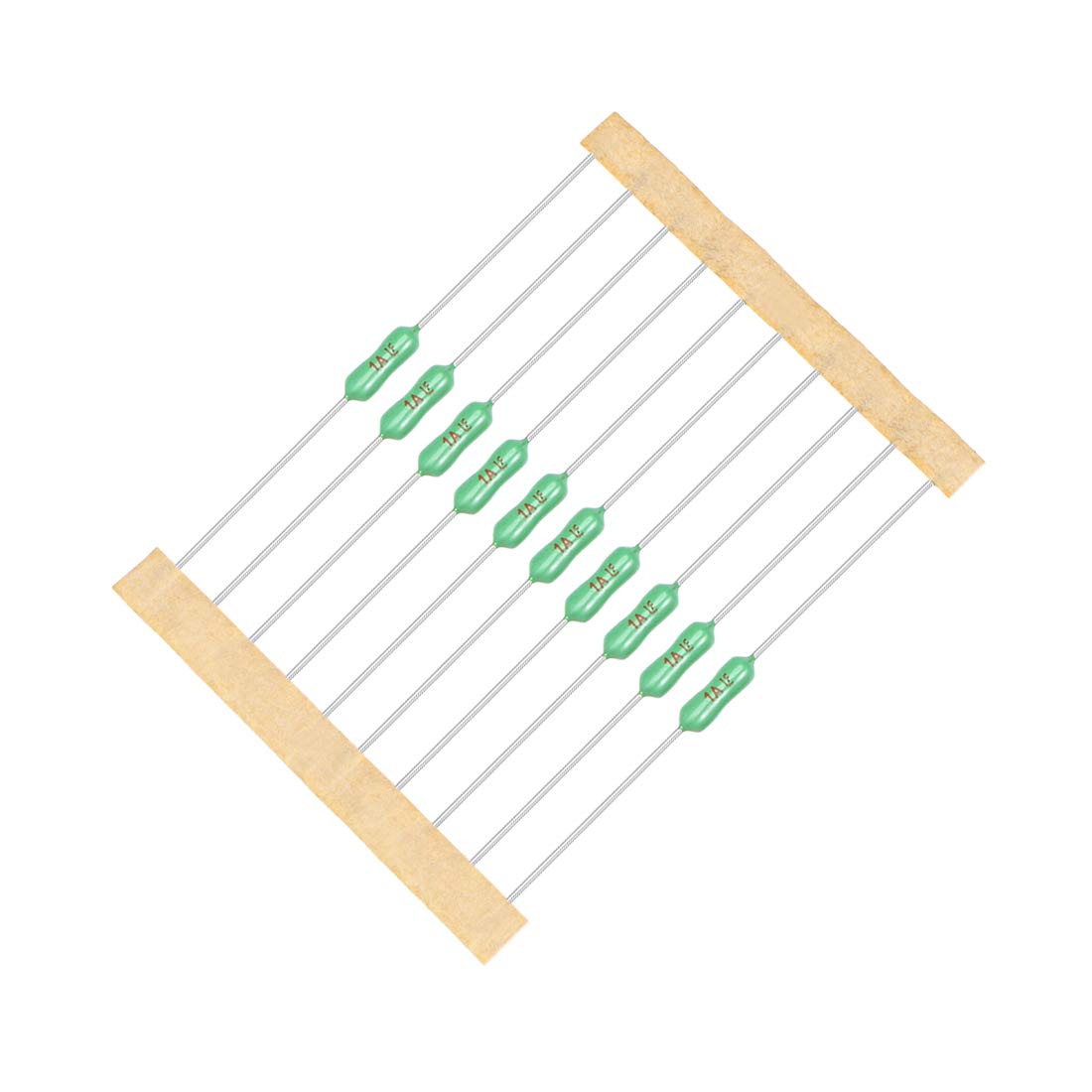uxcell Fuse 250V 1A Resistance Fuse-Link Fast Blow Axial Leaded 3mm x 62mm for Telecom Communication Circuit Boards Electronics Lighting 10pcs