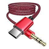 USB C auf Klinke AUX Kabel, 1M USB Typ C auf 3.5mm Klinke Kabel Audio für Samsung Galaxy S23/S22/S21/Note10, USB C Klinke Kabel Auto für Huawei P30/P40 /P20/Mate 30/20,Kopfhörer,Home/Car Stereos