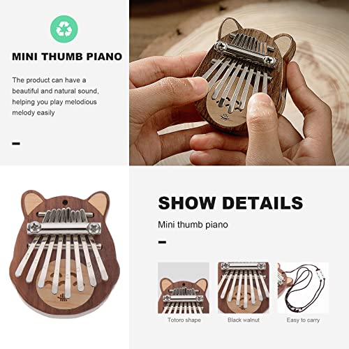 BIENKA 1 Ensemble Mini Piano à Doigt intéressant Petit Kalimba Kalimba Mini Piano à Pouce Piano - Les Beatles, Paul McCartney, John Lennon, RIngo Starr, George Harrison BIENKA 1 Ensemble Mini Piano à Doigt intéressant Petit Kalimba Kalimba Mini Piano à Pouce Piano – Image 8