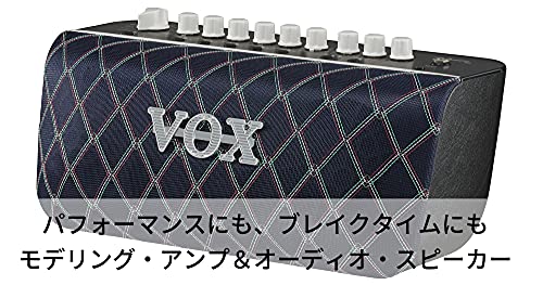 VOX ベース用 モデリングアンプ オーディオスピーカー Adio Air BS 自宅練習 スタジオ リビング カフェライブに最適 Bluetooth対応 軽量設計 電池駆動 50W