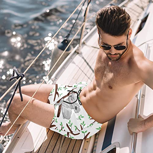 Short de plage à séchage rapide JDEZ maillot koala homme