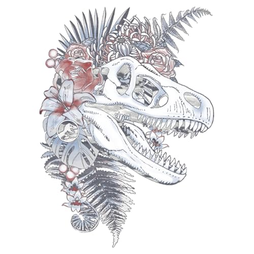 Girl's Jurassic World Flower Crown Fossil T-Shirt2