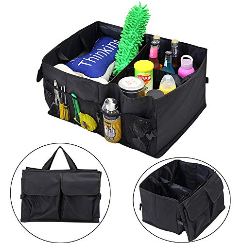 Yoanku Car Trunk Organizer Heavy Duty Collapsible Cargo Storage Container Multipurpose Portable Storage Bin And Carrier For Car #TOP2