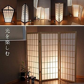 Japanese Style Screen, 3-gang 105, Shoji Screen, Natural