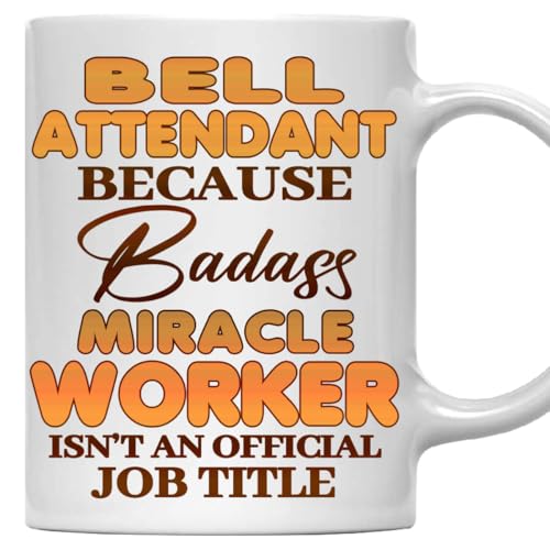 MONIZILUCKY Bell Attendant Mug, Gift For Bell Attendant
