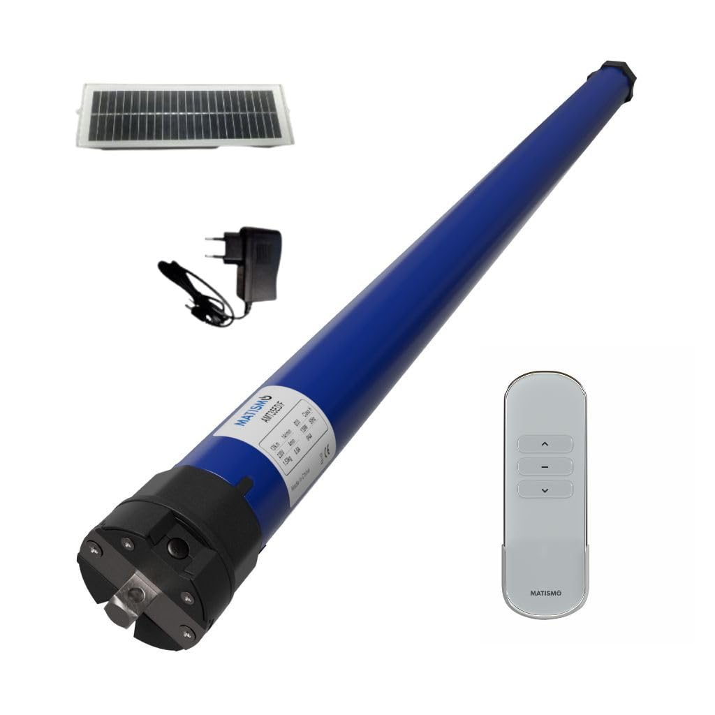 AMT45BE Motor de persiana con bateria y mando para eje de 60 mm