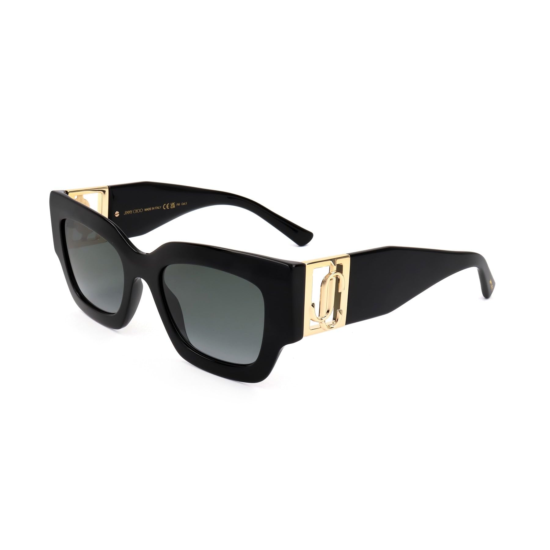 NENA/S Black Gold/Dark Grey Shaded 51/21/145 women Sunglasses