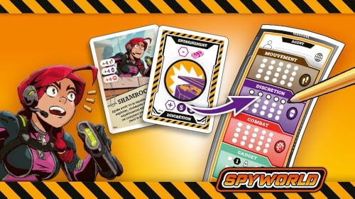 Jeu de stratégie Asmodee Spyworld - vue 5