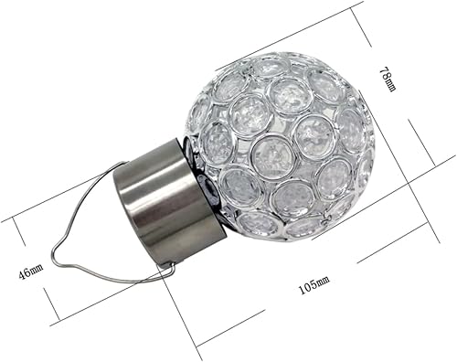 Miniatura 7 de DOITOOL Luces solares para exteriores, impermeables, giratorias, luces de jardín LED fáciles de instalar para patio, jardín, camping, decoración, 1