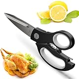 💎 Materiales de alta calidad: tijeras de aves de corral hechas de acero inoxidable, resistencia a la corrosión resistente a la oxidación. Las cuchillas ultrarronadas pueden cortar fácilmente la comida y la cuchilla, y no hay un riesgo oxidado.