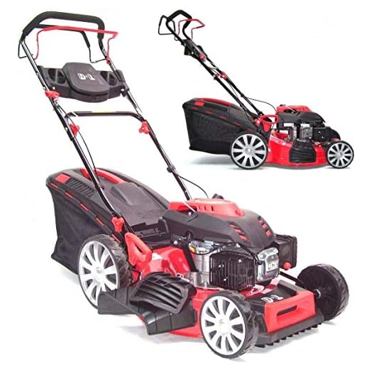 Bensin gräsklippare självdrivande hjuldrift mulching sidoutkast mulcher gräsklippare 510 mm 55789 AWZ