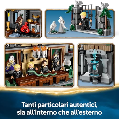 Harry Potter Villa Malfoy, Giochi d'Avventura per Bambini e Bambine da 10 Anni, Modellino di Casa Giocattolo da Costruire con Stanze, Funzioni e 9 Personaggi, Idea Regalo da Collezione 76453 - Lego - Immagine 2