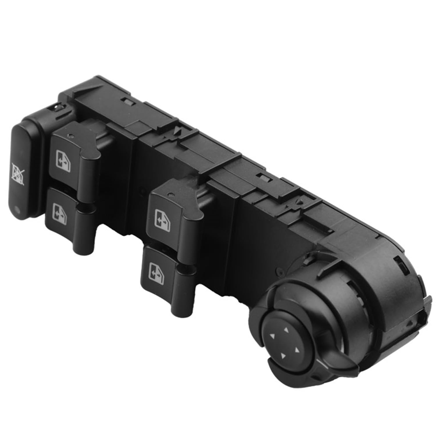 Interruttori Finestra per auto Pulsantiera 156106393 Compatibile per Alfa Romeo Giulietta 2010-2020 lato conducente Ascensore per vetri per finestrini Plastica Nero (156106393)