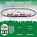 OleFun Train Set, Electric Train with Water Steam, Sounds & Lights, Model Christmas Train Set for Under The Tree, Railway Kit Gifts for 3, 4, 5, 6, 7, 8+ Year Old Boys & Girls