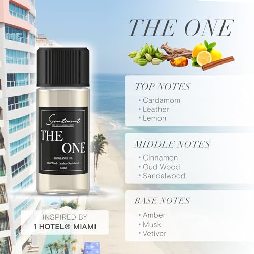 Hotel Collection Diffuser Oils | Aromatherapy Fragrances Inspired by 5-Star Hotels | Luxurious Scents with Notes of Cardamom, Tuscan Leather, and Sandalwood (20ml, Top 5 Scents)