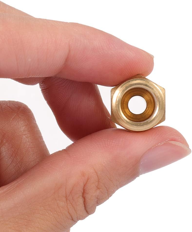 Brass 1/4-Inch NPT Male Industrial Air Hose Quick Connect Adapter,Air Coupler and Plug Kit,Air Compressor Fittings 10pcs (Male NPT)