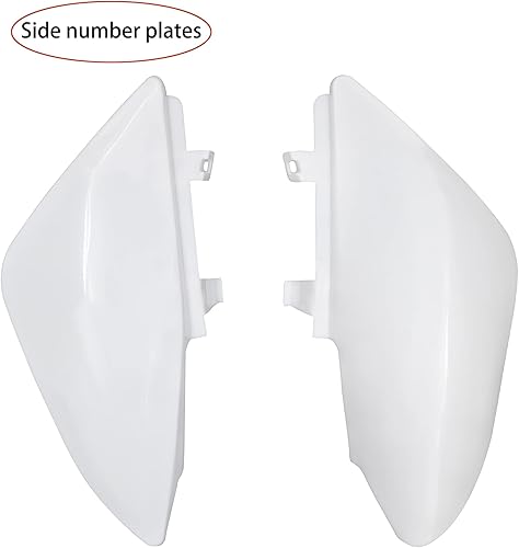 Miniatura 5 de Kit de plástico Kie CRF50, kit de guardabarros XR50, kit de carenado de guardabarros rojo blanco - kit de guardabarros de carenado para motocicleta