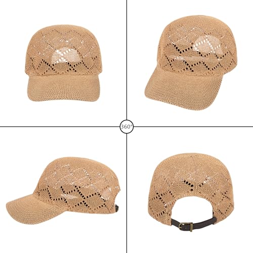 Gorra Unisex con patrón rombo y visera curva miniatura 4