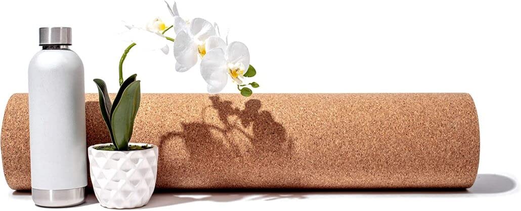 The Yogis Cork Yoga Mat for Men and Women [ 5mm ] Free Yoga Mat Belt