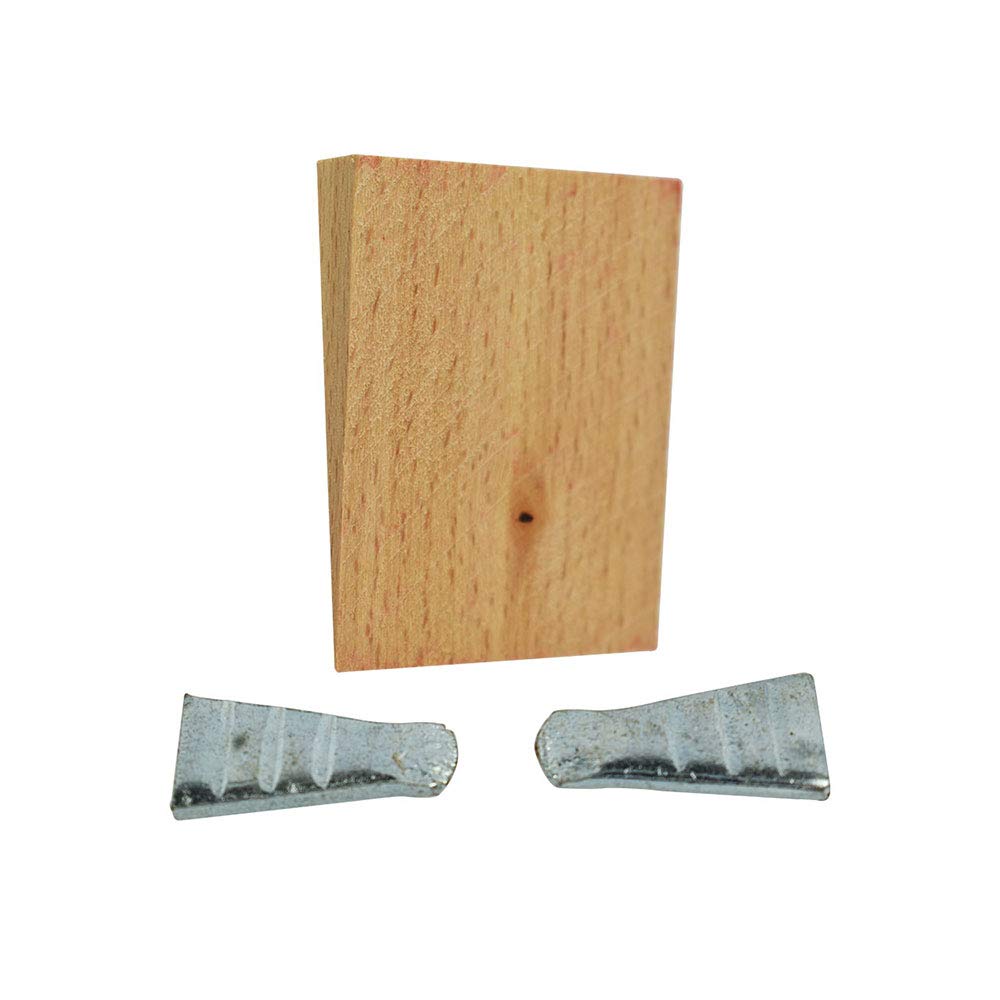 BIG HORN 15106 Corrugated Steel Wedges with Wood Piece for Hammer Handles
