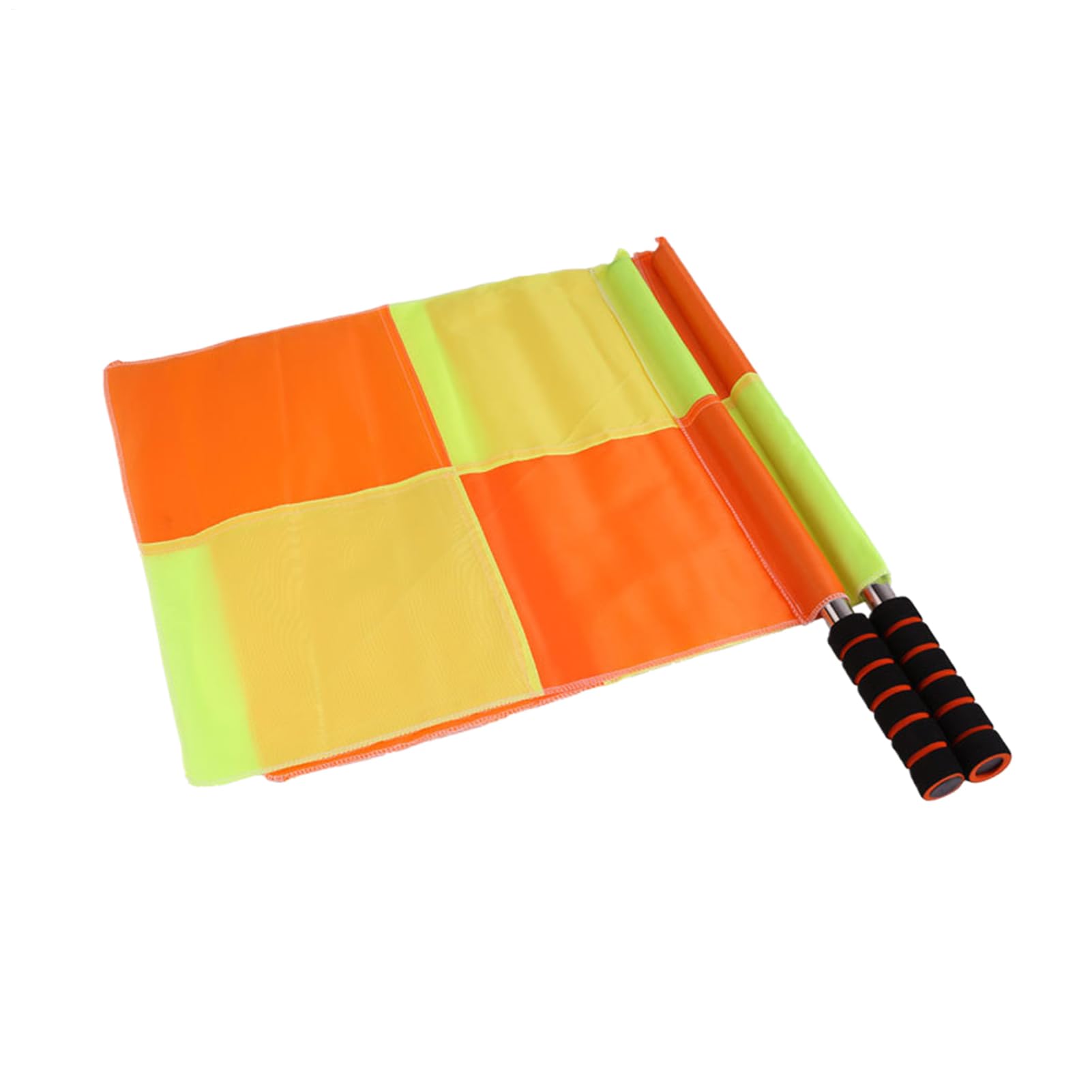 Banderas de Árbitro para Vóleibol | Juego De 2 Banderines Para Jueces De Línea Y Voleibol - Naranja Y Amarillo, Mango Ergonómico Para Equipo De Entrenamiento De Fútbol En Partidos