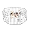 Puppy-Playpen-Collection--Foldable-Metal-Exercise-Enclosure--IndoorOutdoor-Pen-with-Gate-for-Dogs-Cats-or-Small-Animals-by-Petmaker Puppy Playpen Collection