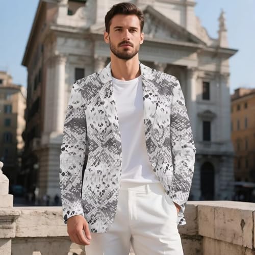 Men's Casual Blazers Sport Coats Lightweight One Button Suit Jacket for Travel Business Daily Casual2