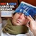 Extra Large Gel Ice Packs for Injuries Reusable Gel Cold Compress for Shoulder, Knee, Back and Neck - Hot and Cold Packs for Pain, Injury, Surgery - Flexible Ice Pack for Injury - 8.3