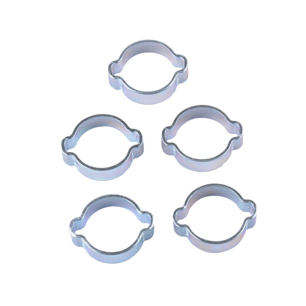 UKCOCO 160 Pezzi Fascette Stringitubo in Acciaio al Carbonio Specifiche per Tubi Aria Acqua Carburante Auto Motori Silicone Scatola di Immagazzinaggio