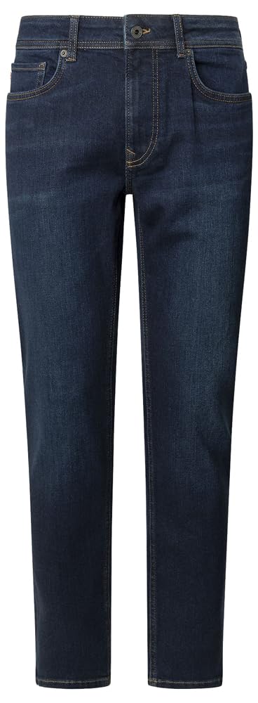 Pepe Jeans Men's Blue(Denim-6Fa) Tapered Jeans Stanley Jeans, 38W/32L