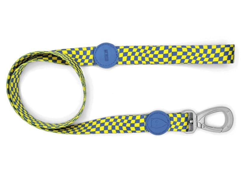 MORSOLarge Dog Lead Yellow and Light Blue Large 100cm