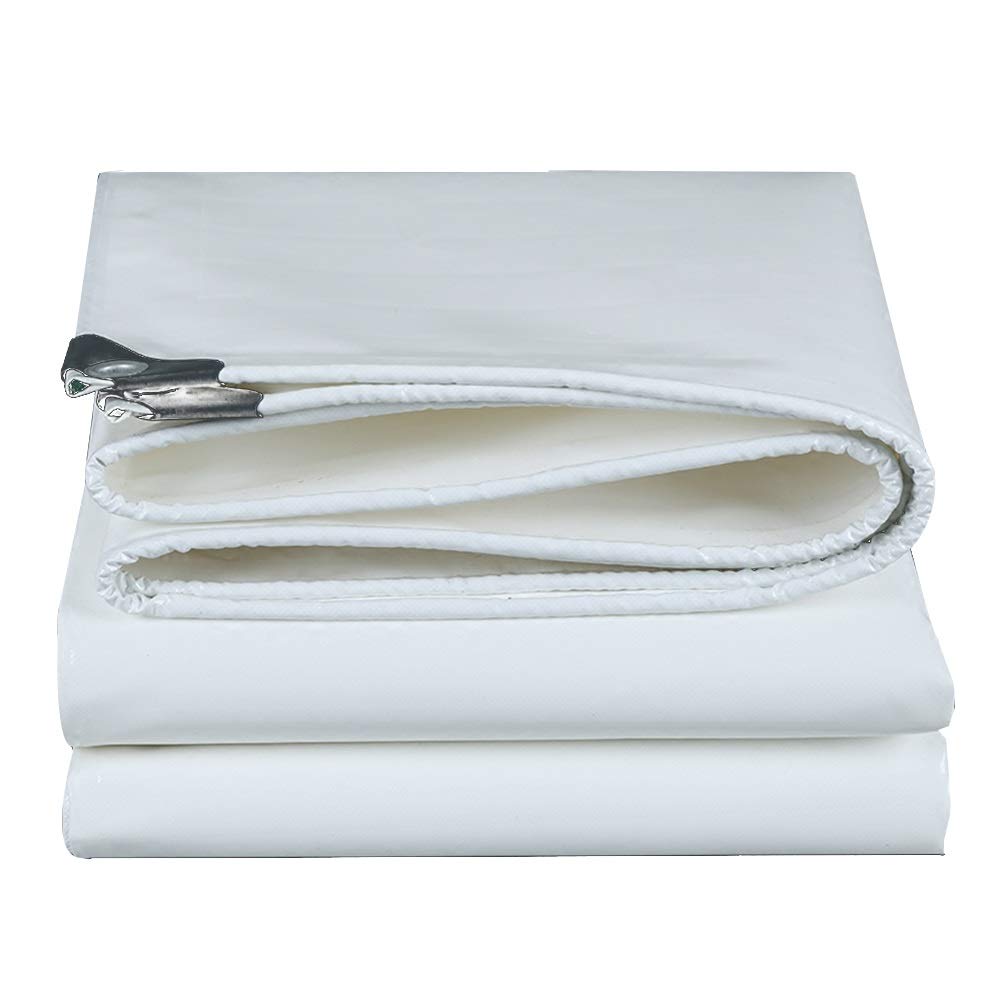 Lona impermeable pesada de PVC blanca 3x5m OKUOKA para toldo exterior