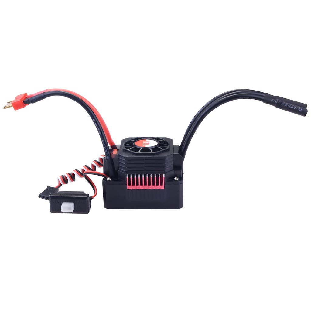 DollaTek Regolatore di velocità elettronico ESC senza spazzole 60A impermeabile per auto RC 1/10