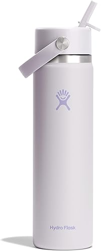 Miniatura 68 de Hydro Flask Botella de agua – Acero inoxidable aislado – Tapa flexible con popote de boca ancha, antiderrames, a prueba de fugas y recargable en 32