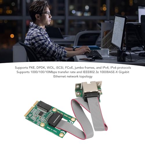 Tarjeta PCI E Gigabit Ethernet, Puerto Único RJ45, Adaptador de Red LAN para Computadora de Escritorio miniatura 3