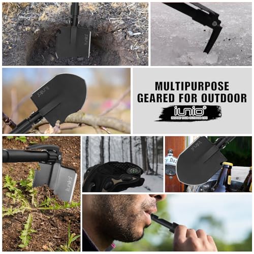 iunio Folding Survival Shovel