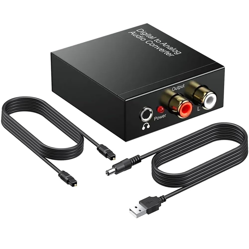 Convertisseur Audio Numérique Vers Analogique USB HiFi Toslink RCA Adaptateur pour Rme Smsl HDTV PS3 PS4 Xbox