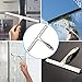 Hiware All-Purpose Shower Squeegee for Shower Doors, Bathroom, Window and Car Glass - Stainless Steel, 12 Inches
