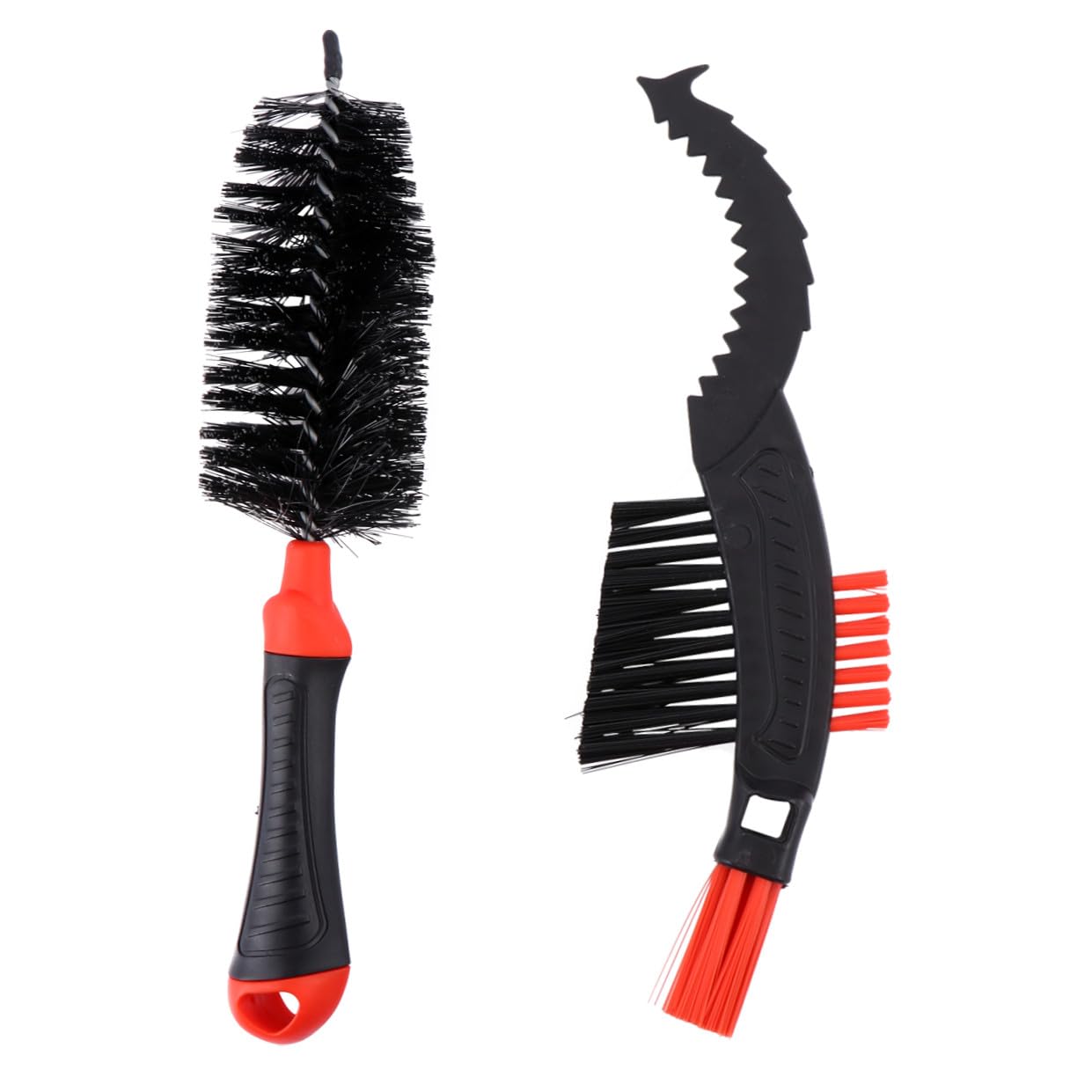 Hemobllo 3 Set Set Spazzole Per Pneumatici Spazzola Catena Bici Detergente Per Catene Di Biciclette Kit Per La Pulizia Della Catena Della Bicicletta Nylon Rosso 2 Pezzi*3